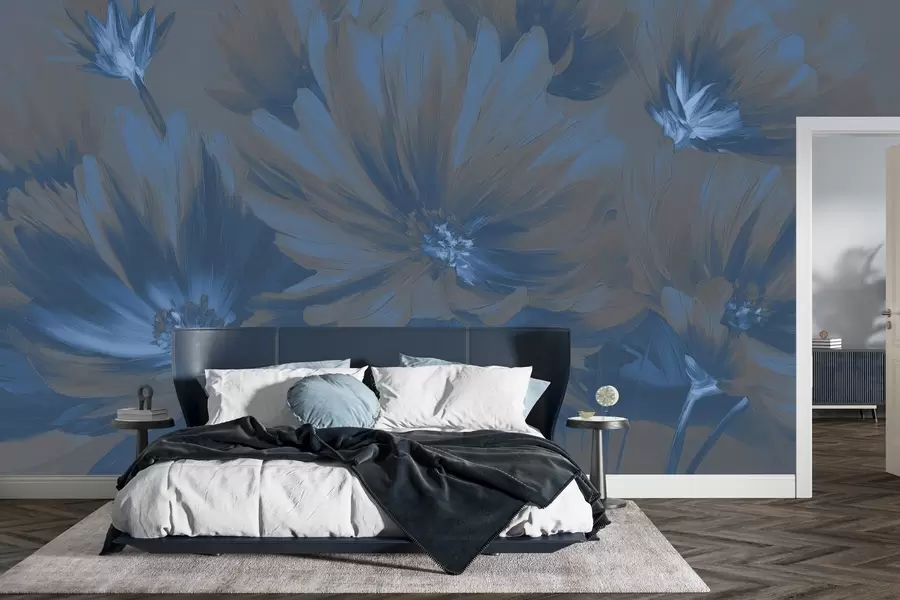 wall murals Апстрактно цвеће w04670v2