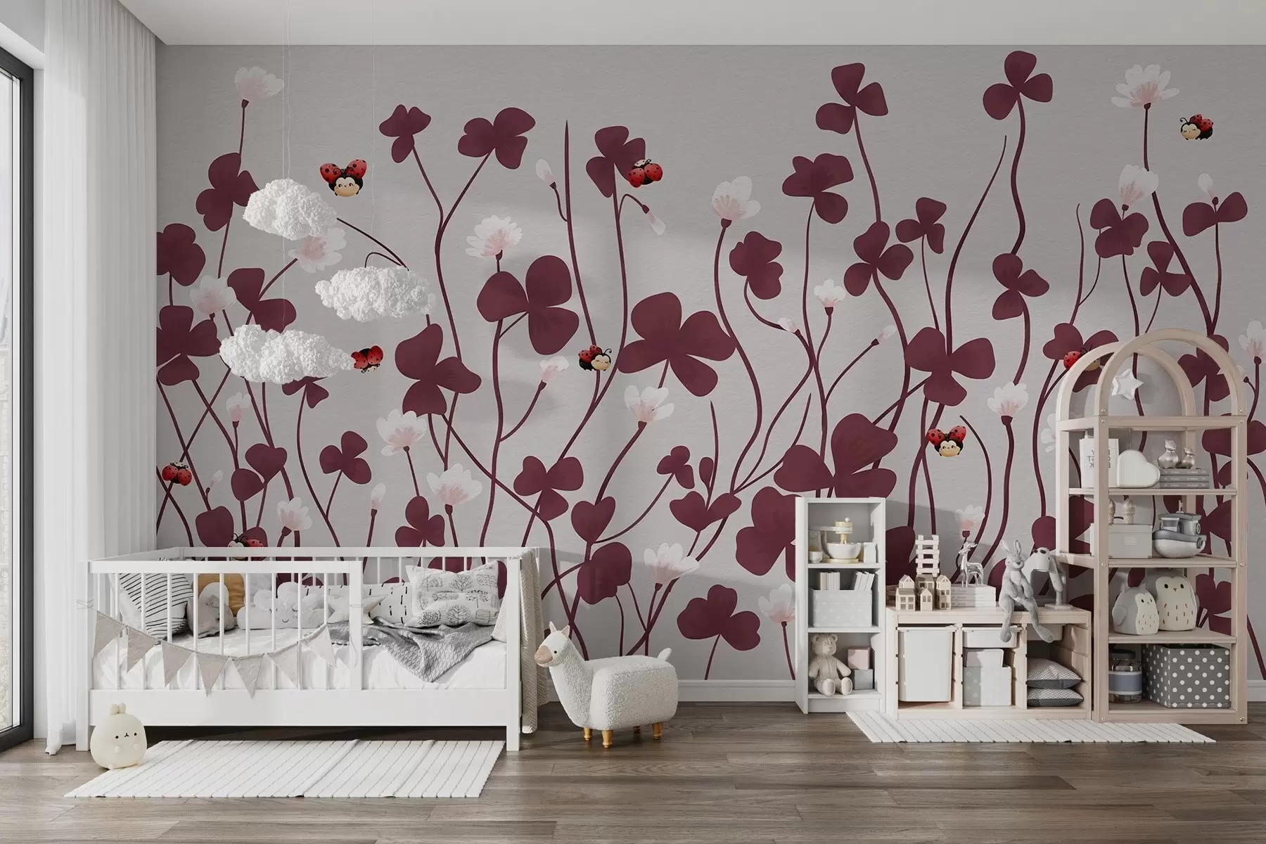 wall murals Осликана ливадска детелина w04677v1
