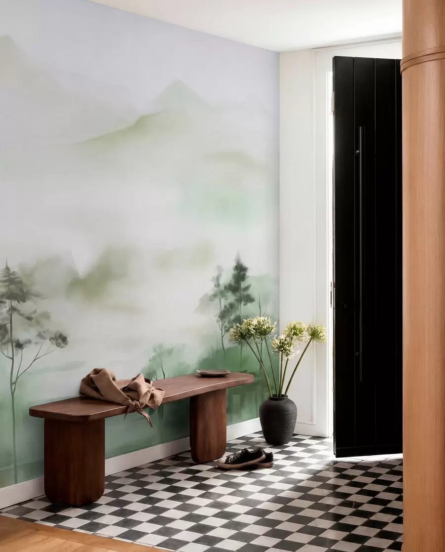 wall murals Planinski borovi w09469