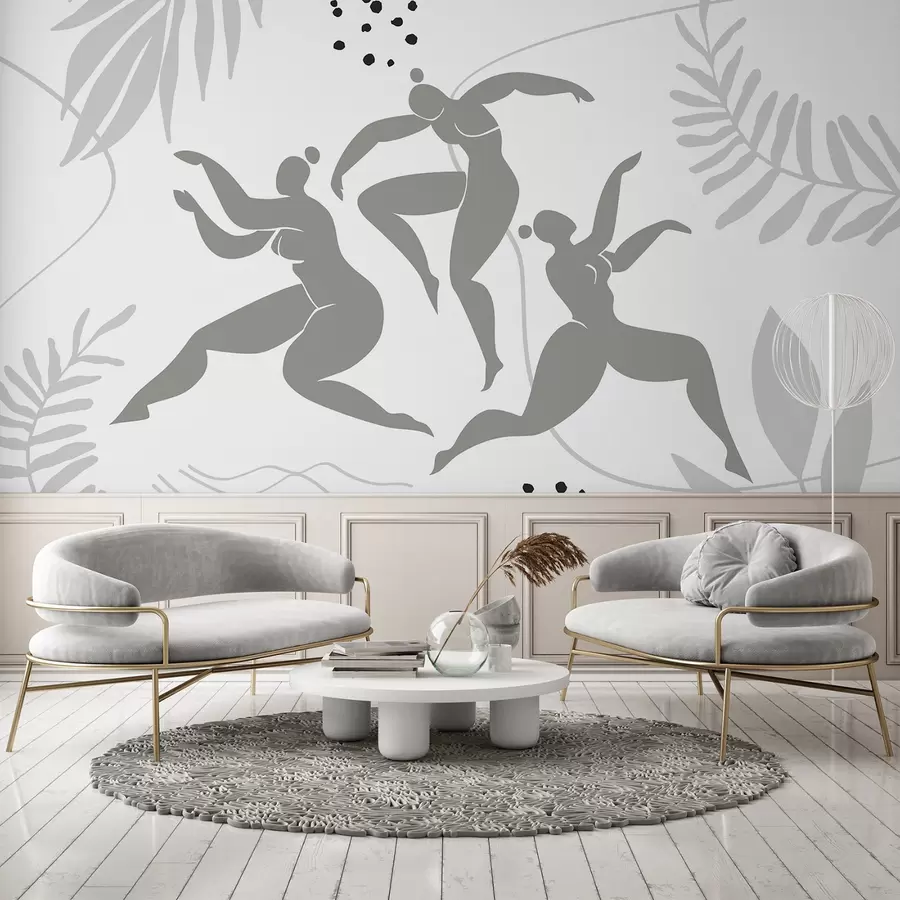 wall murals Апстрактне силуете жена w04725v1