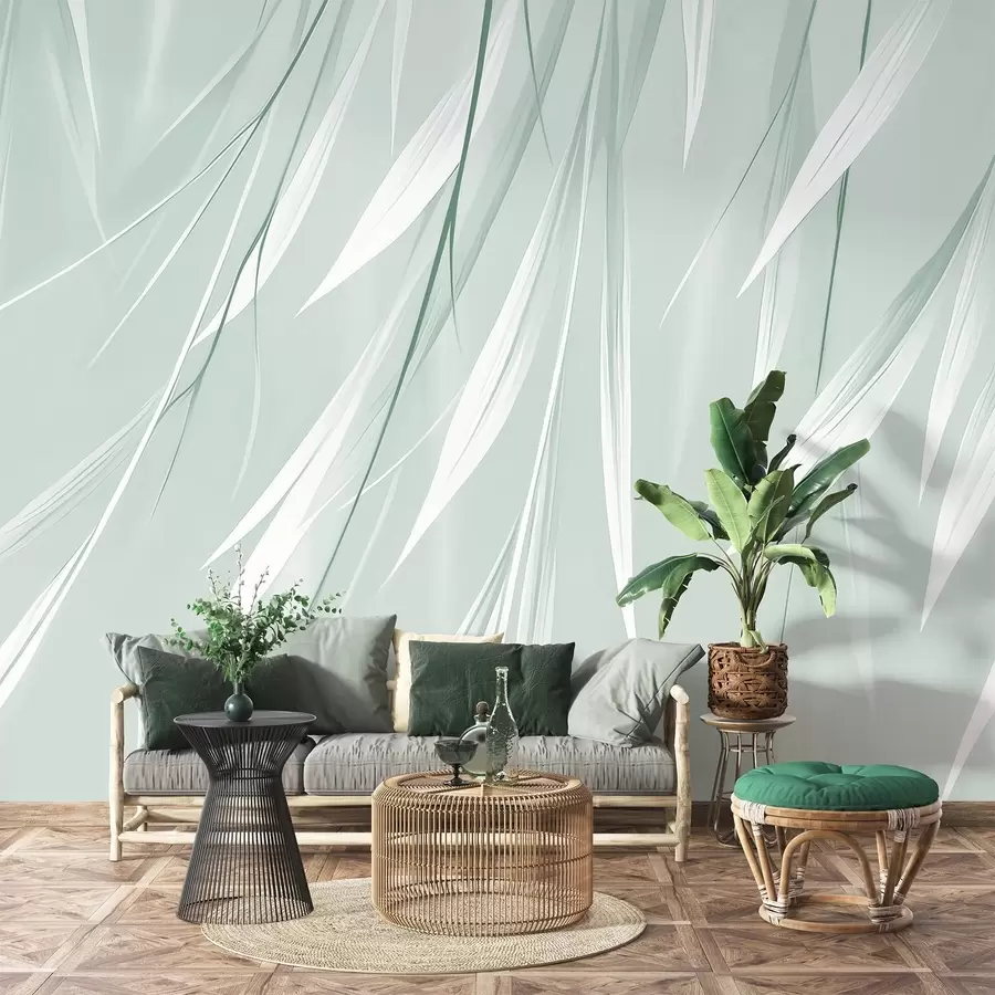 wall murals Висећи танки листови w04703v1