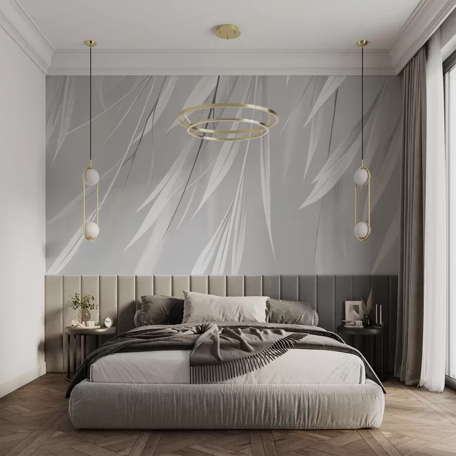 wall murals Висећи танки листови w04703v3