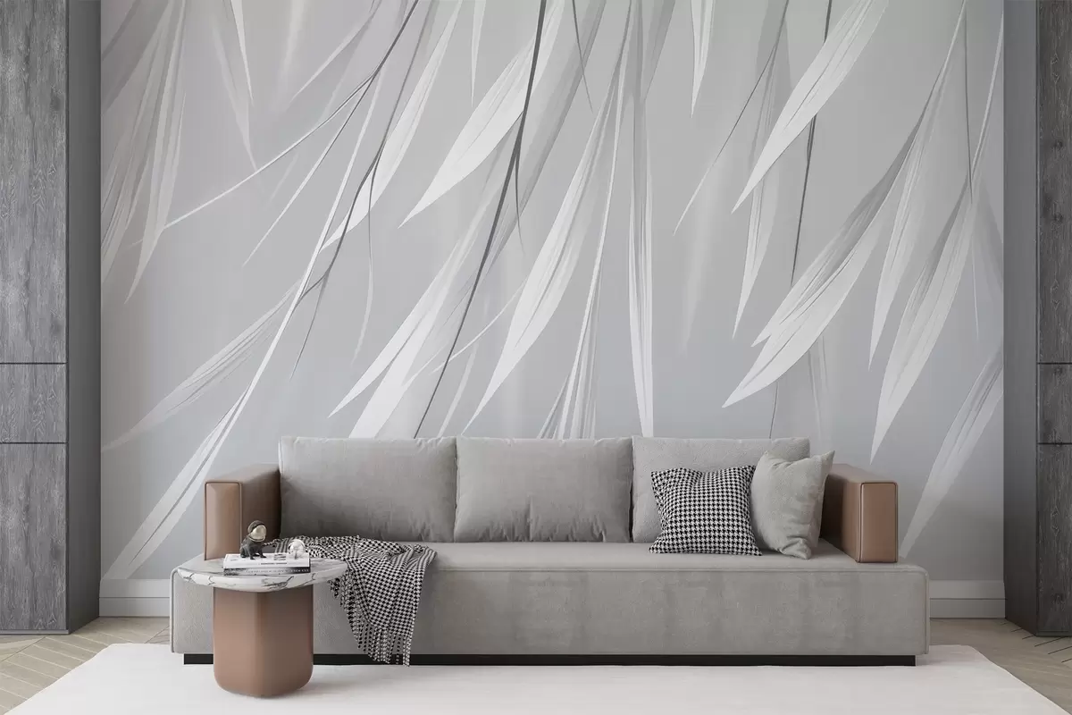 wall murals Висећи танки листови w04703v3