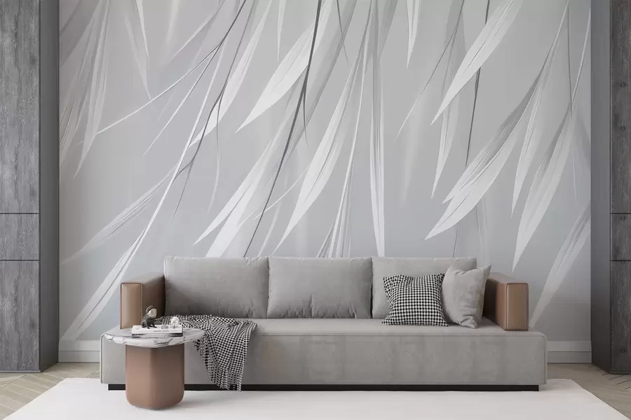 wall murals Висећи танки листови w04703v3