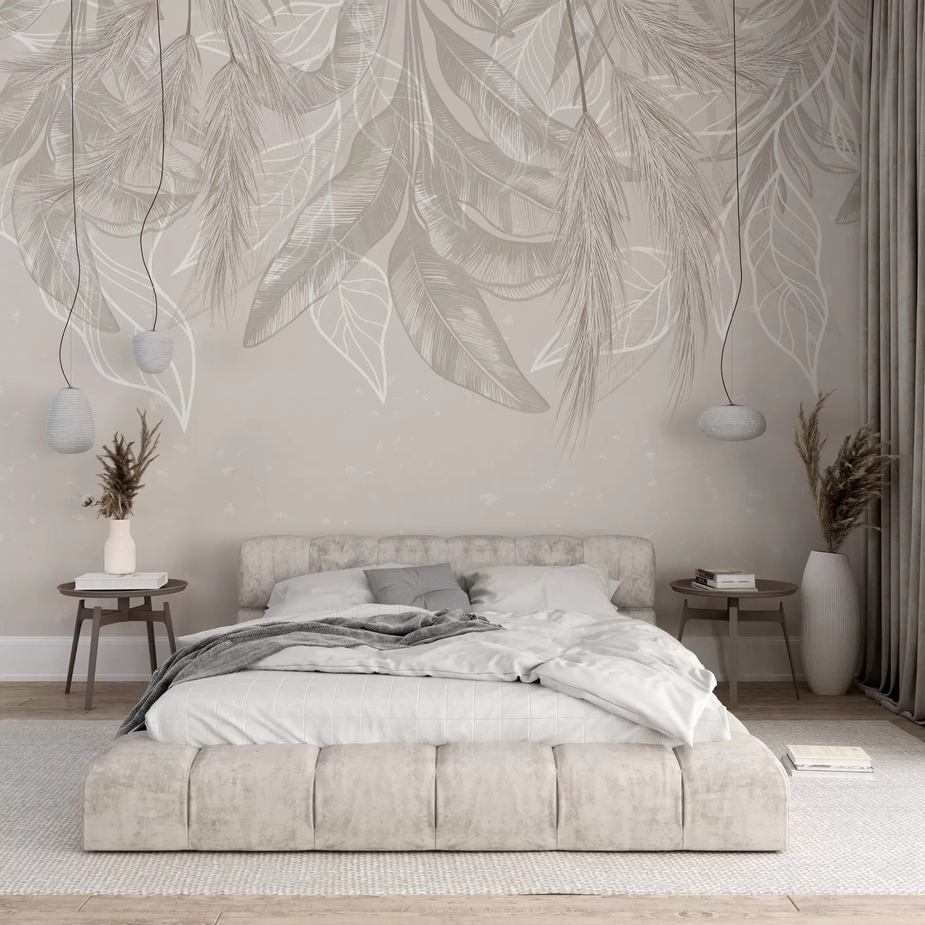 wall murals Висеће лишће w04747