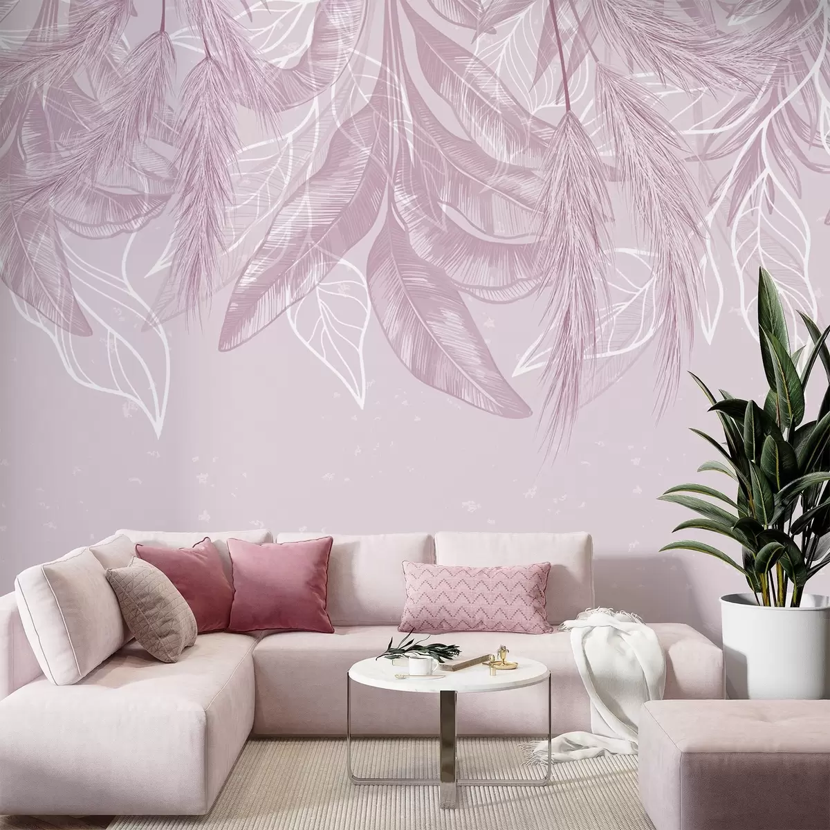 wall murals Висеће лишће w04747v2