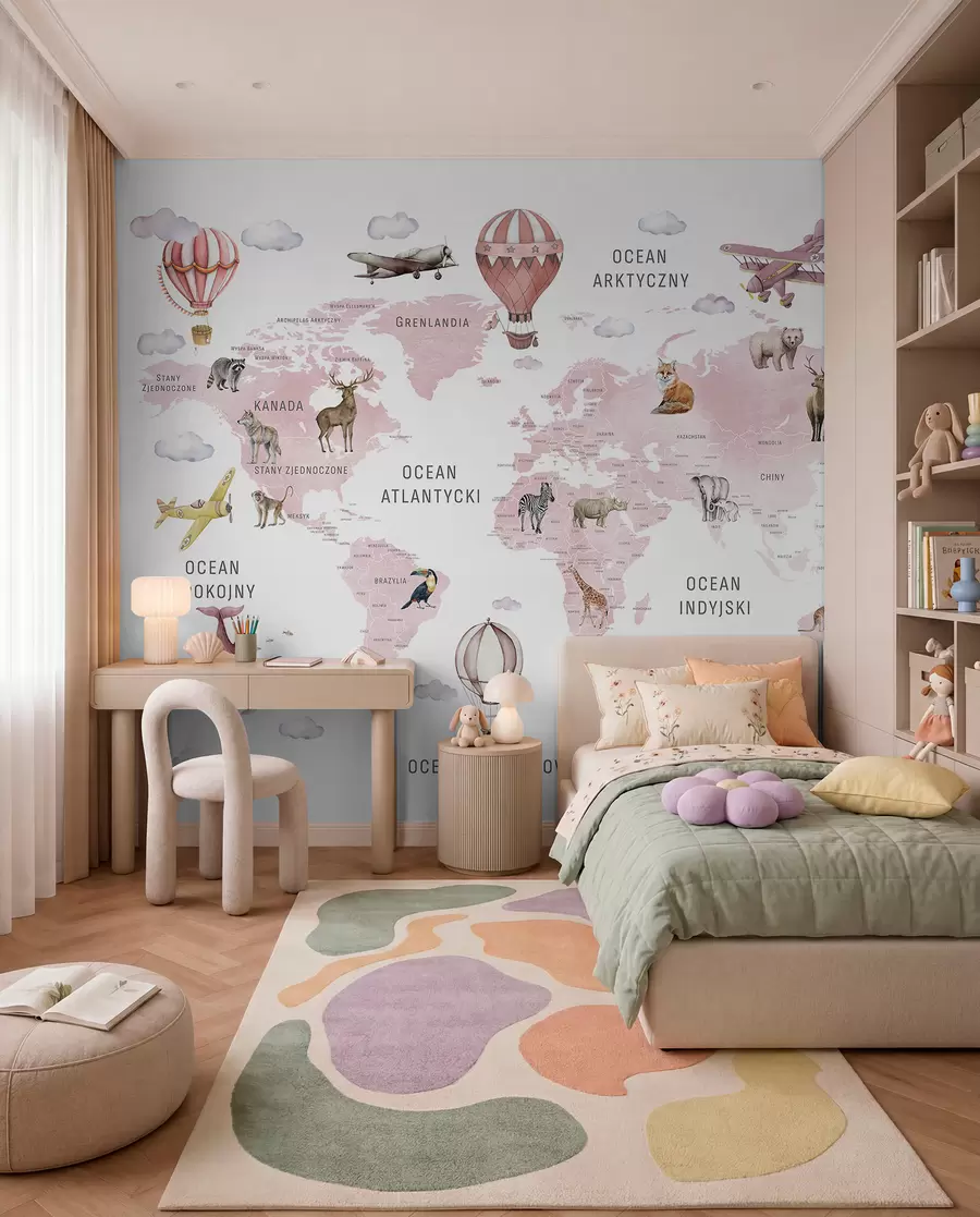 Fototapeta „Ružičasti atlas na poljskom“, c00001plv3