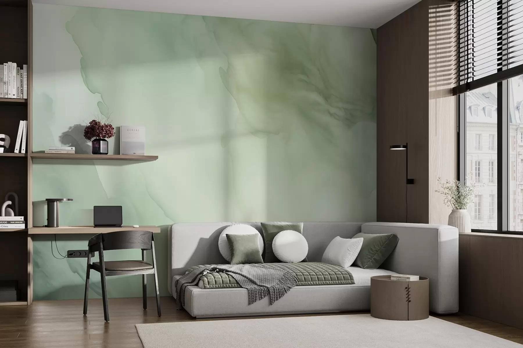 wall murals Мрље од акварела w04751