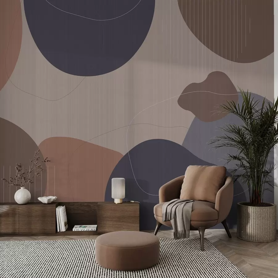 wall murals Апстрактни кругови w04759