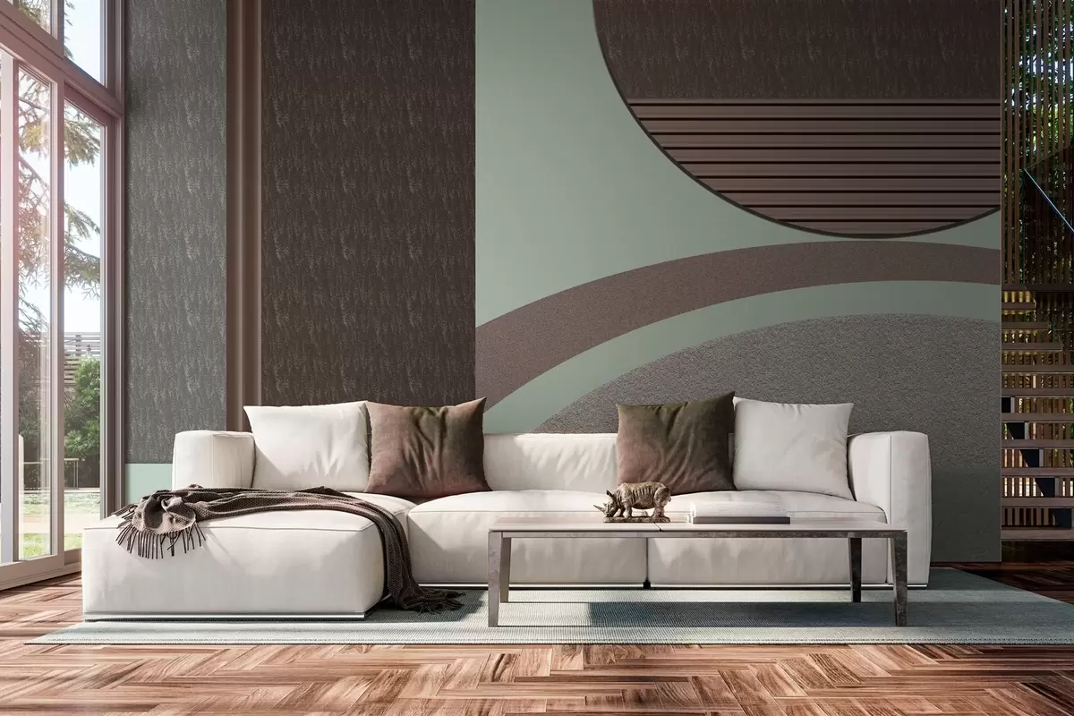 wall murals апстрактна текстурирана геометрија  w04631