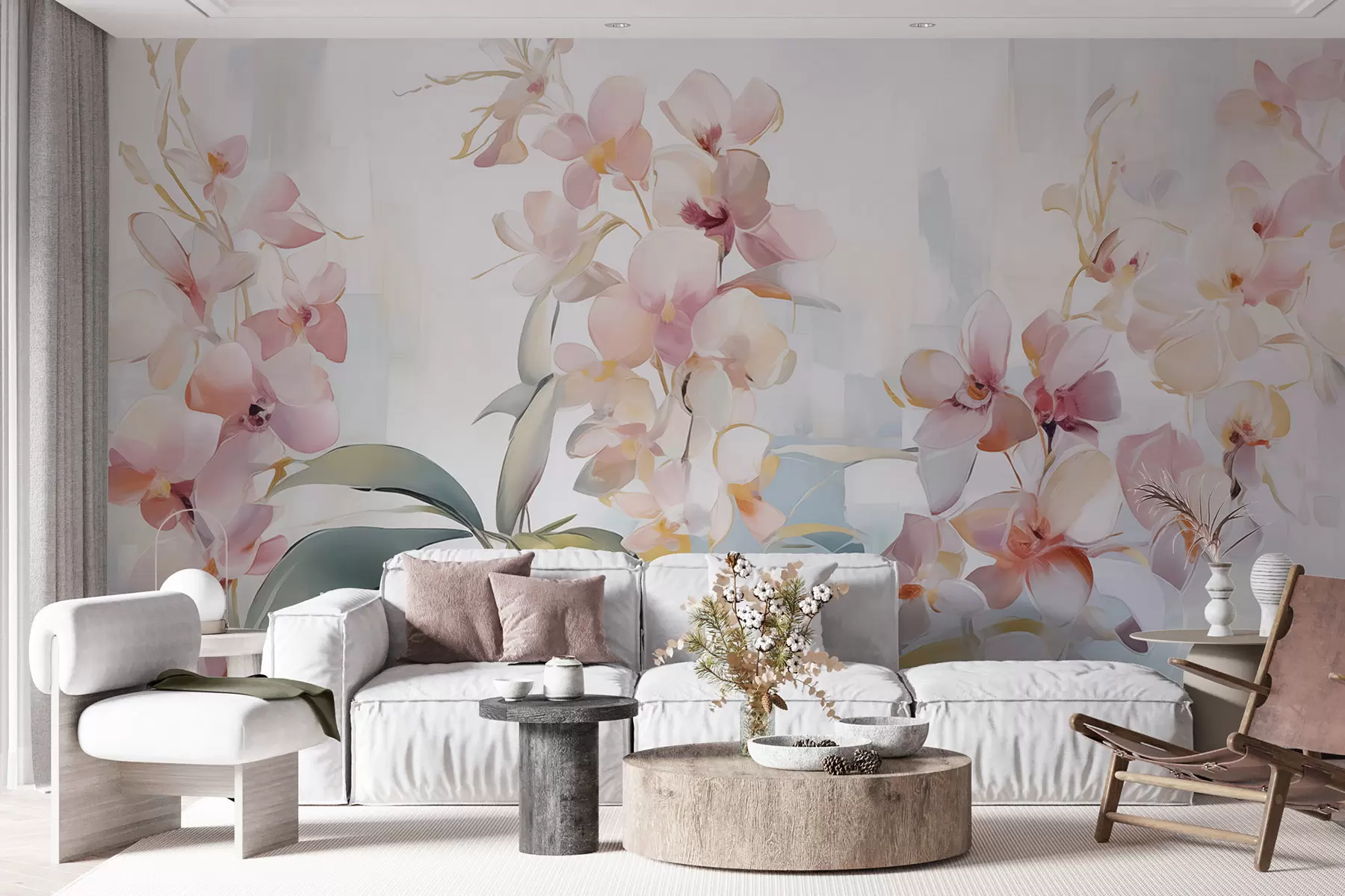 wall murals Апстрактно цвеће w04776