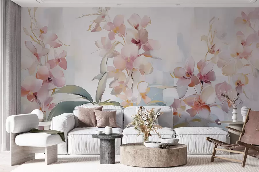wall murals Апстрактно цвеће w04776