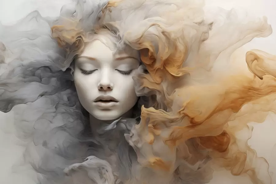 wall murals Девојчица хаљина w04798