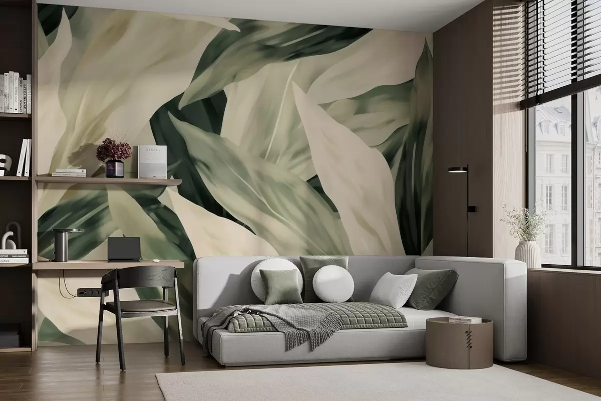 Тапете на зиду Осликано лишће w04799у Црној Гори – Uwalls wall murals Осликано лишће w04799