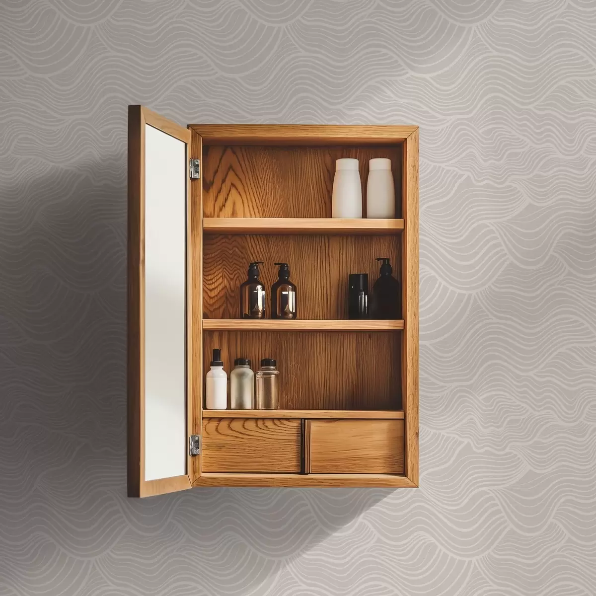 Позадина Таласасте линије у тону на топлој беж боји a00681v1 Позадина Таласасте линије у тону на топлој беж боји a00681v1