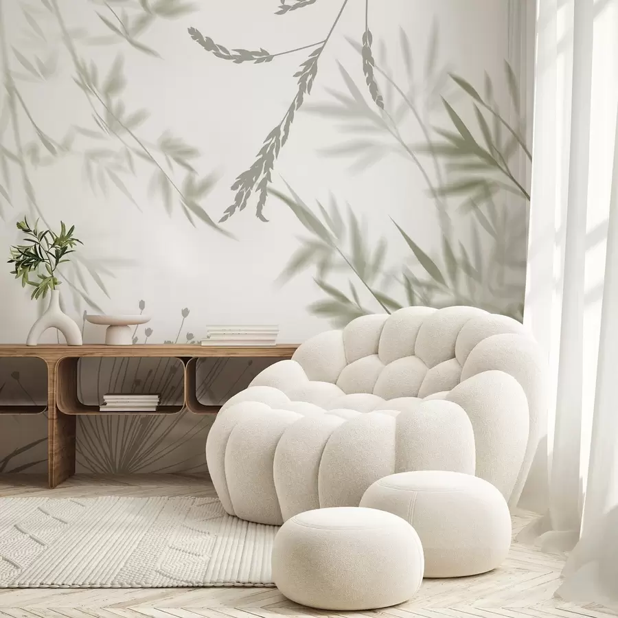 Тапете на зиду Силуете лишћа w04850у Црној Гори – Uwalls wall murals Силуете лишћа w04850