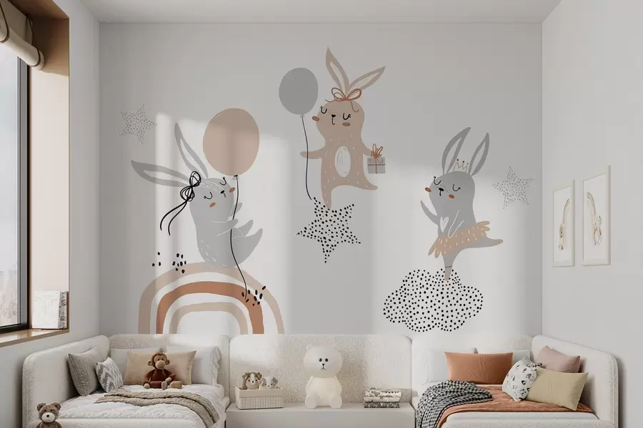 wall murals Слатки зечићи w04852v1