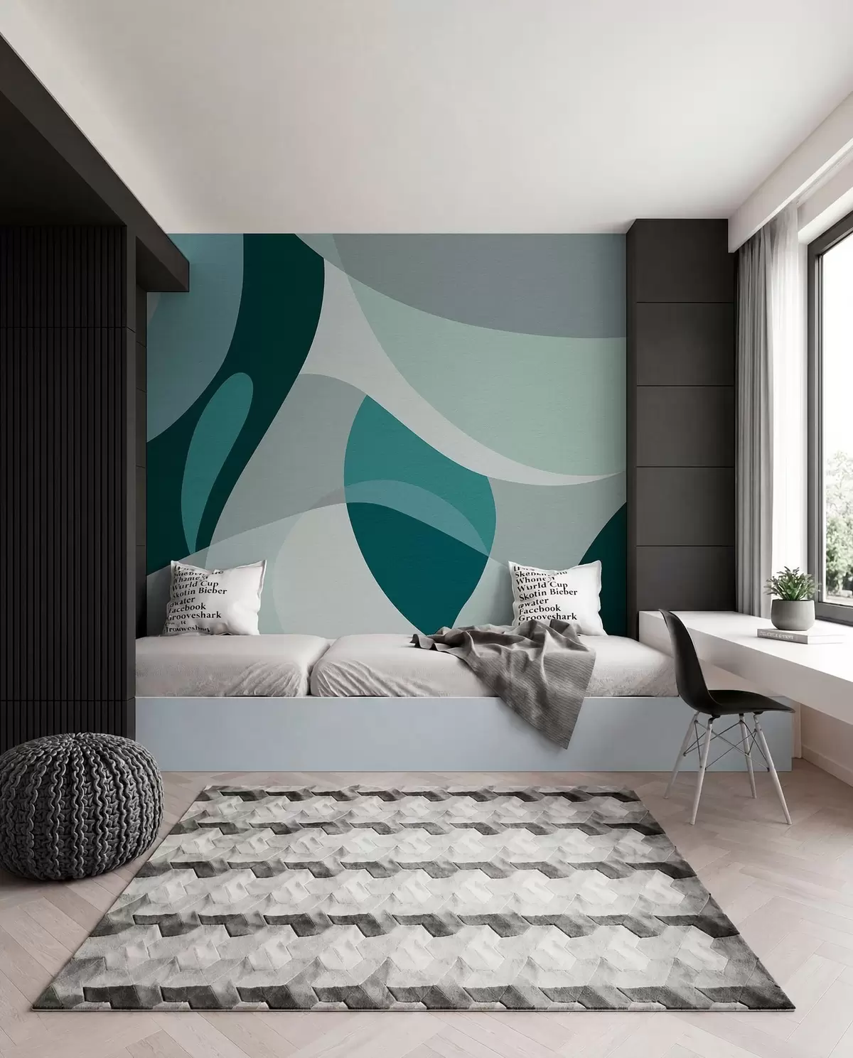 wall murals Геометријска апстракција w04843v2