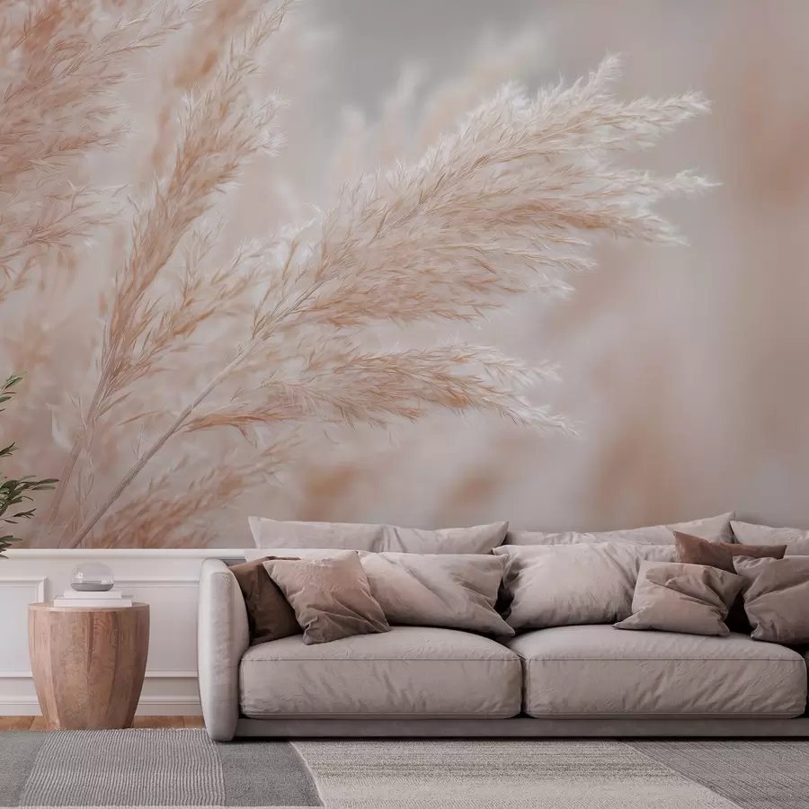Тапете на зиду стилизоване велике трске w04814у Црној Гори – Uwalls wall murals стилизоване велике трске w04814