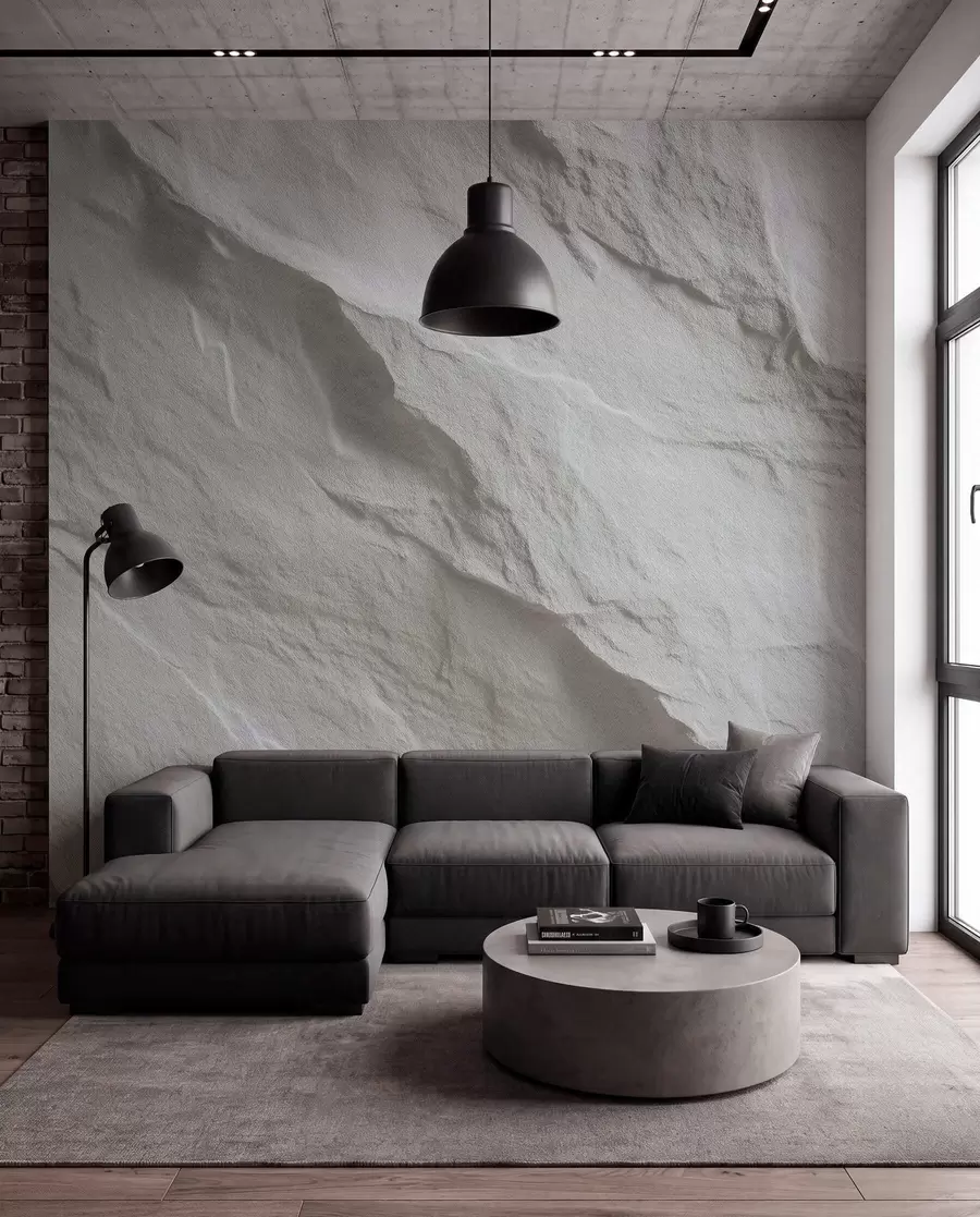 wall murals Tekstura krečnjačke stene w04818