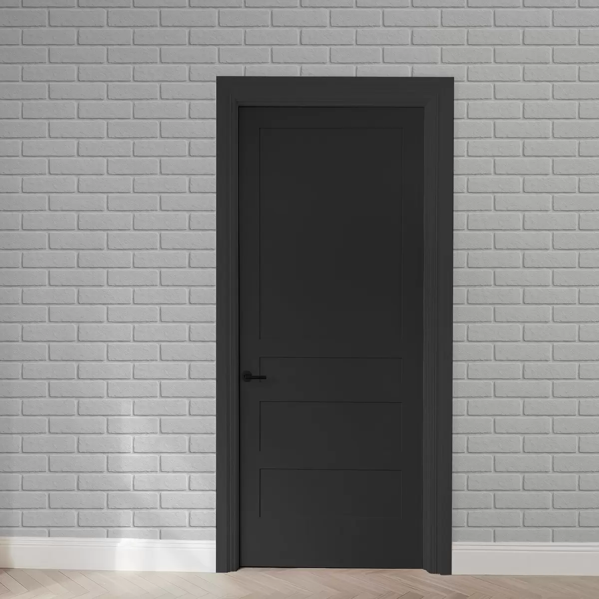 wall murals Текстура беле цигле, хоризонтални распоред a00877