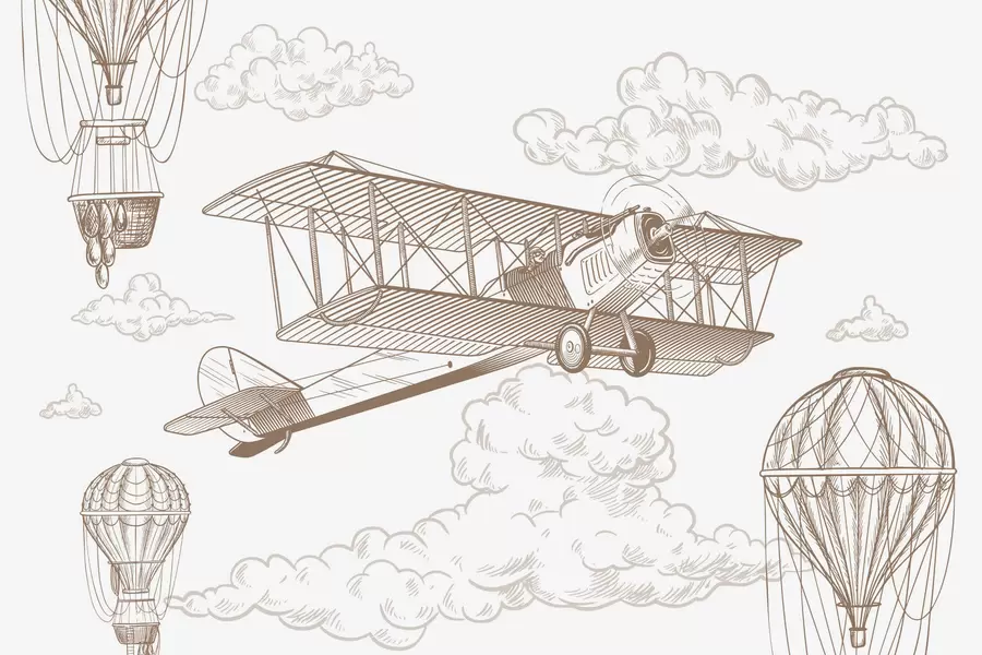 wall murals Авион w04866