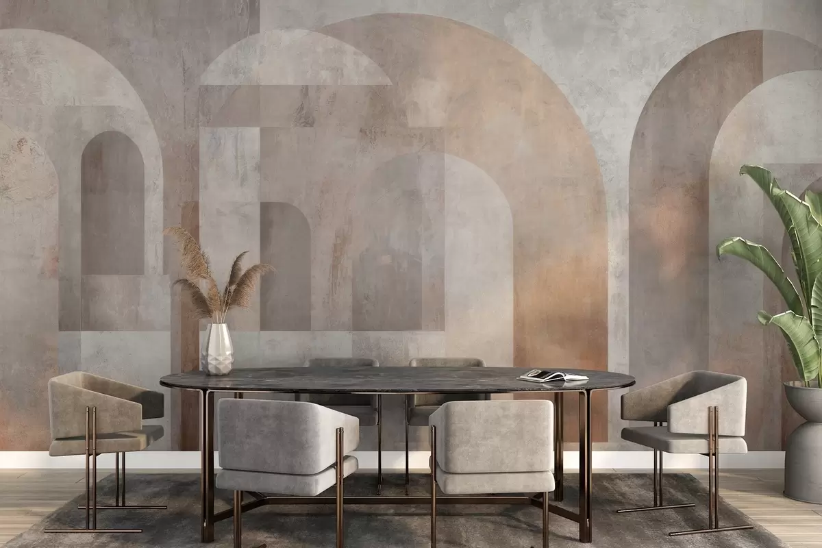 wall murals Цветне гране w04855