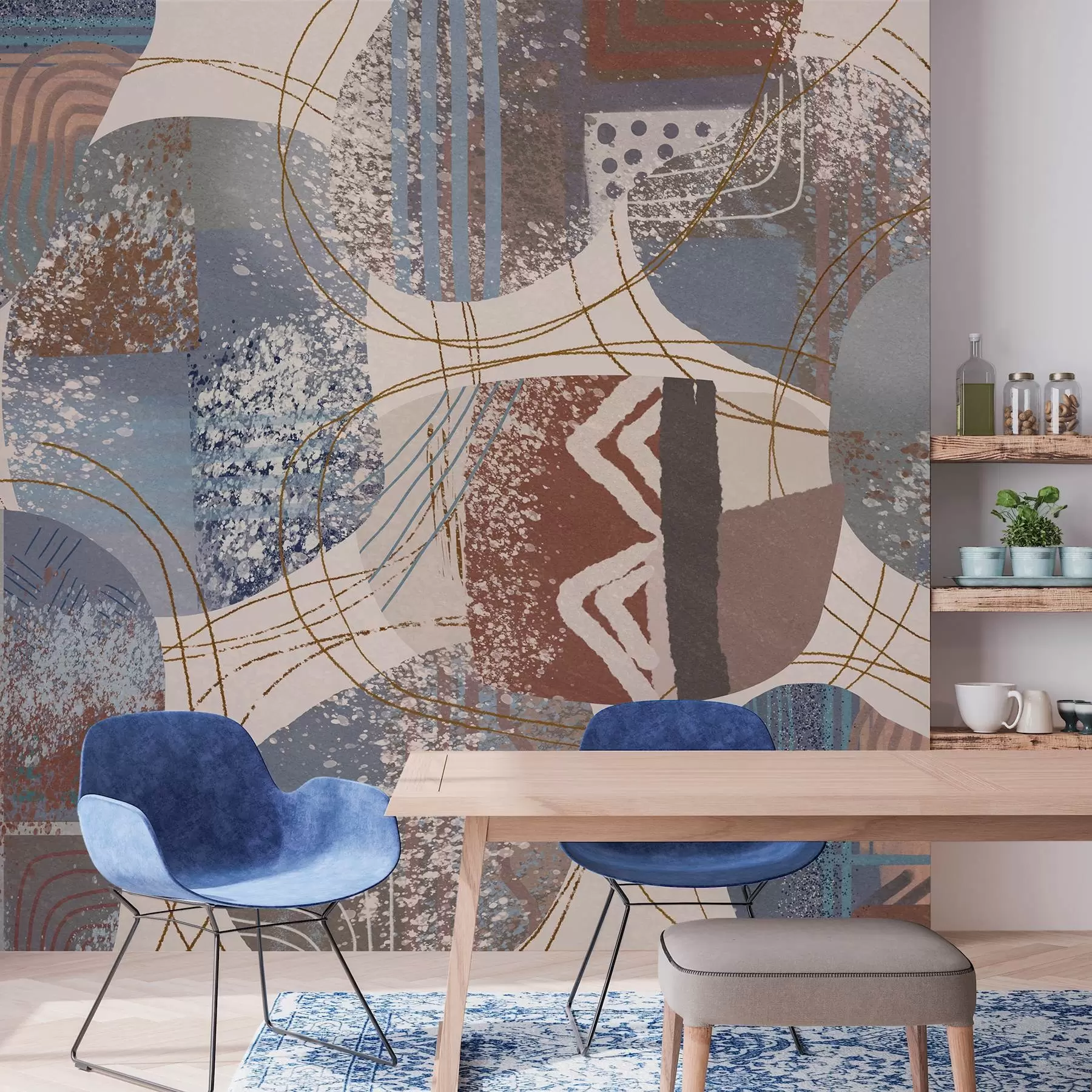 wall murals савремена апстракција w04871