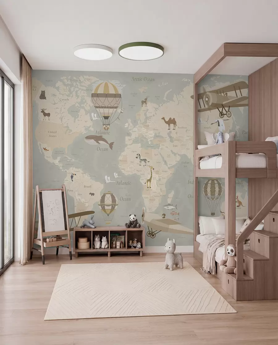 wall murals Mali nebeski atlas c00003en