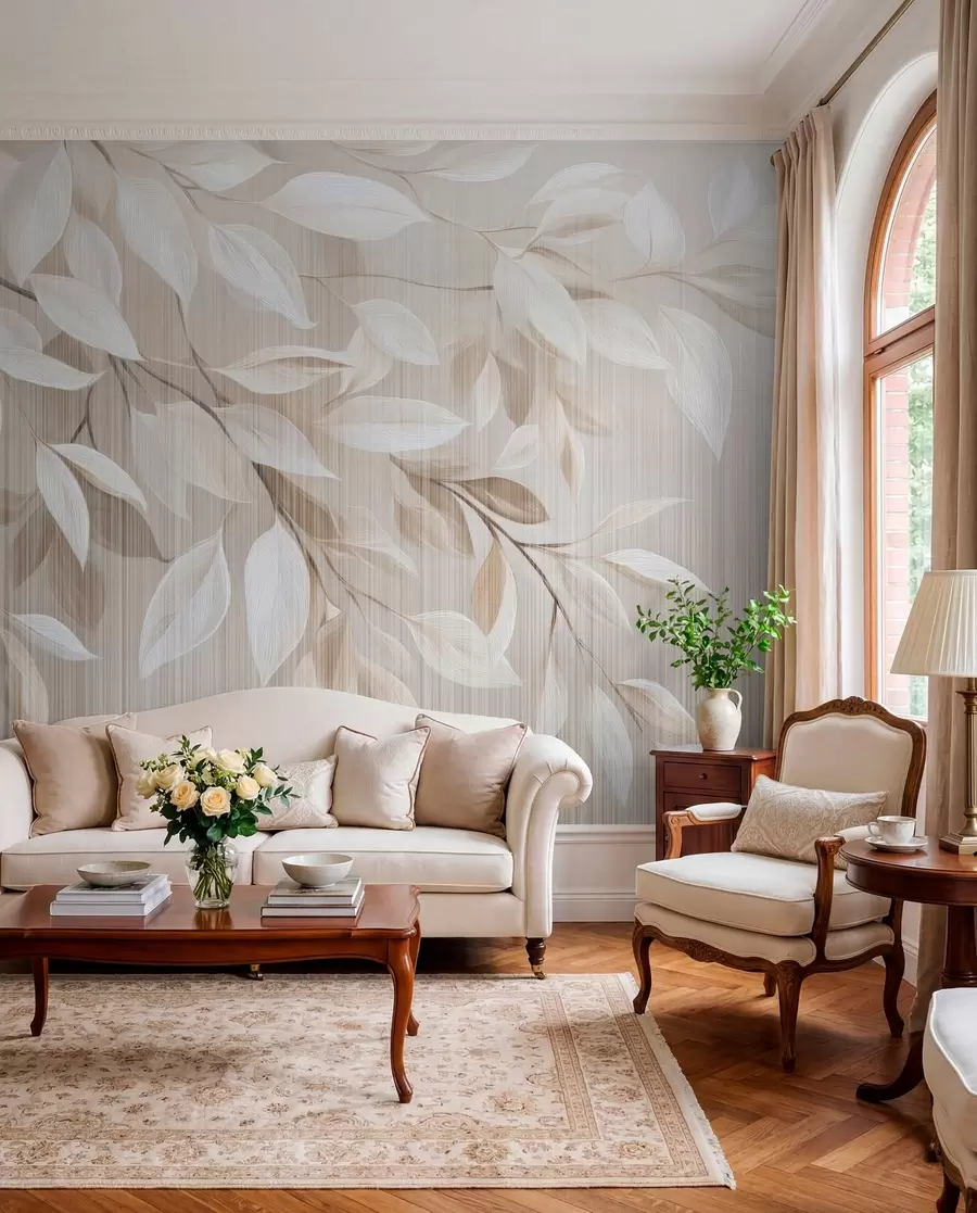 wall murals Krem grane odozgo w04903