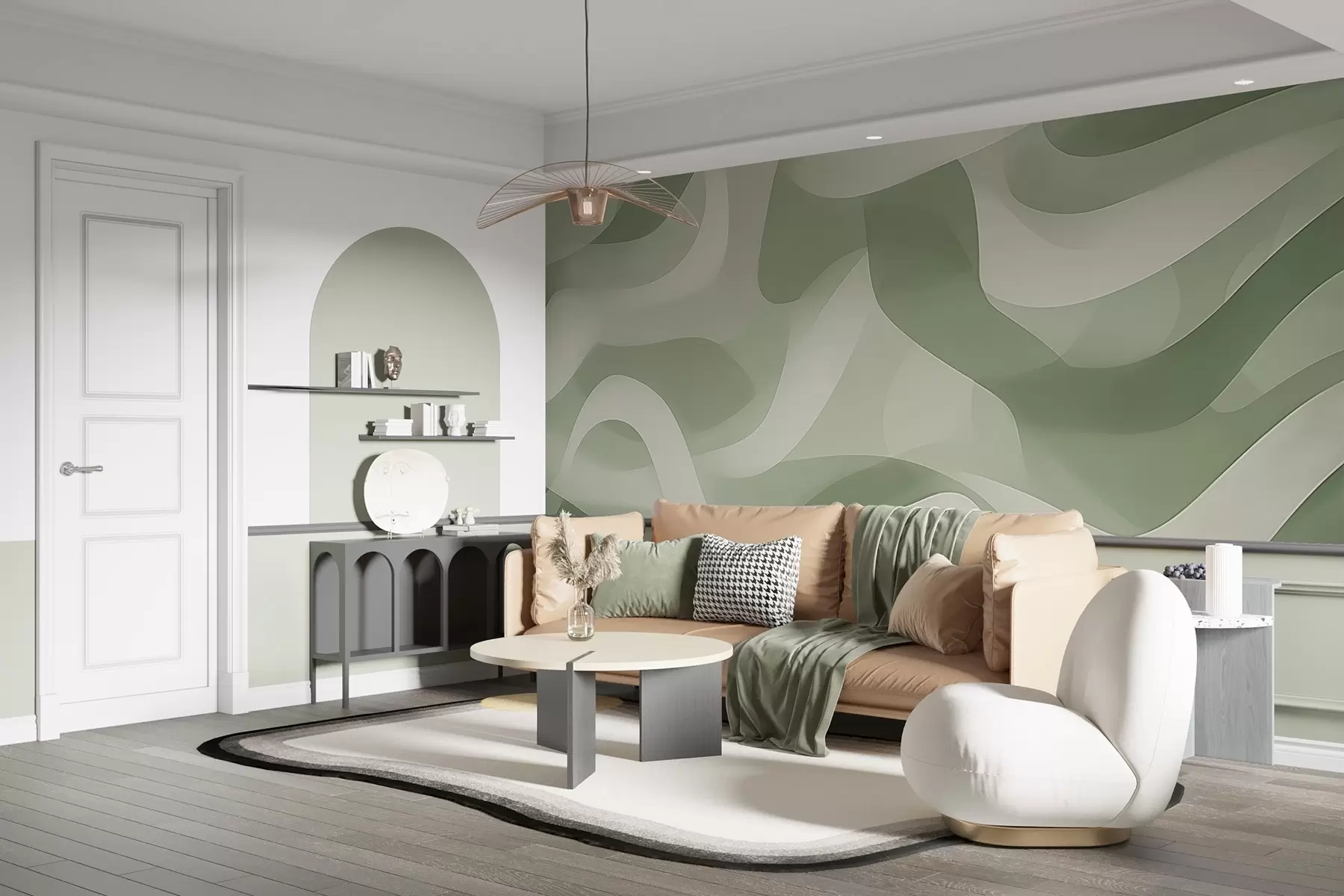 wall murals Апстрактни таласи w04888