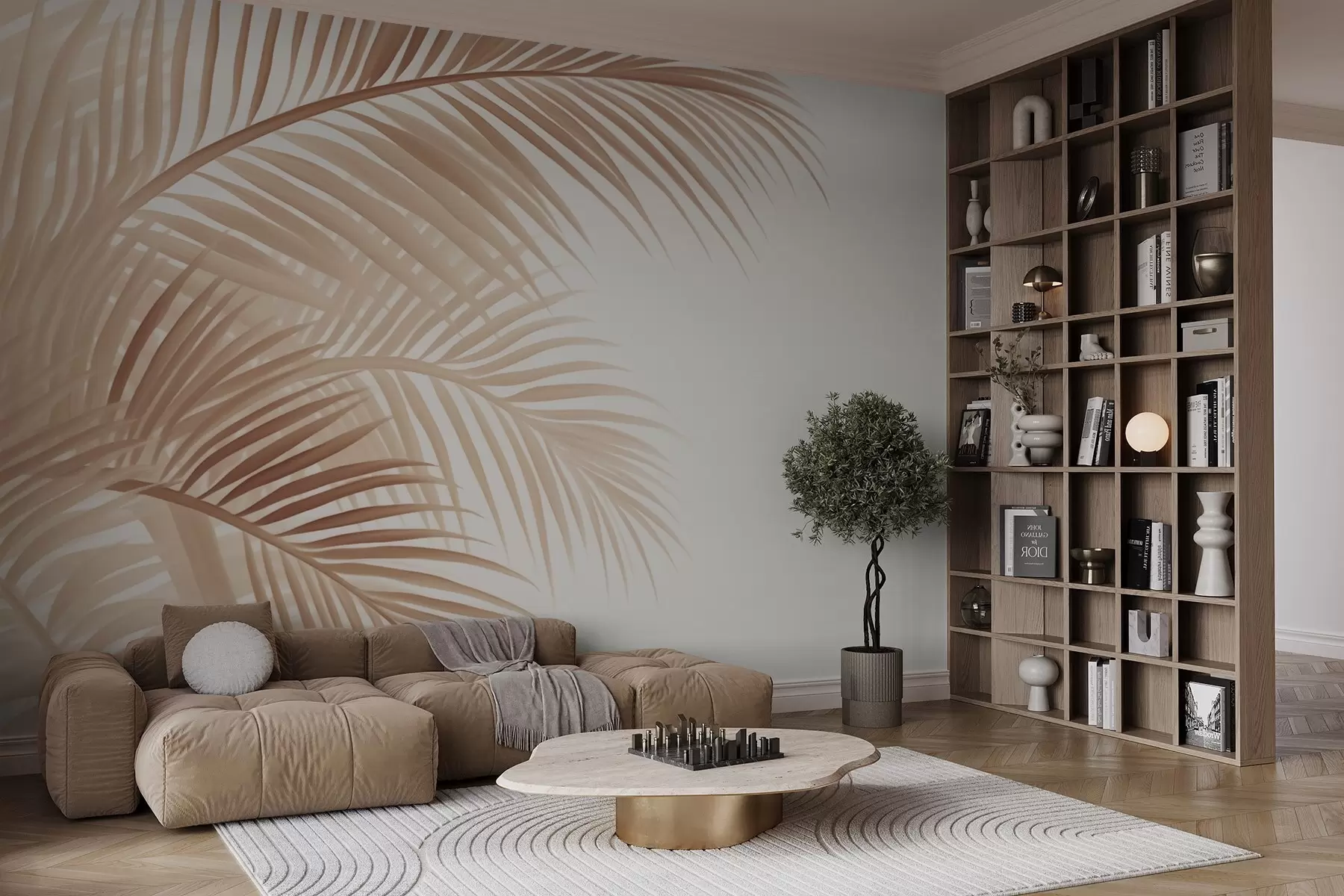 wall murals Листови папрати w04884