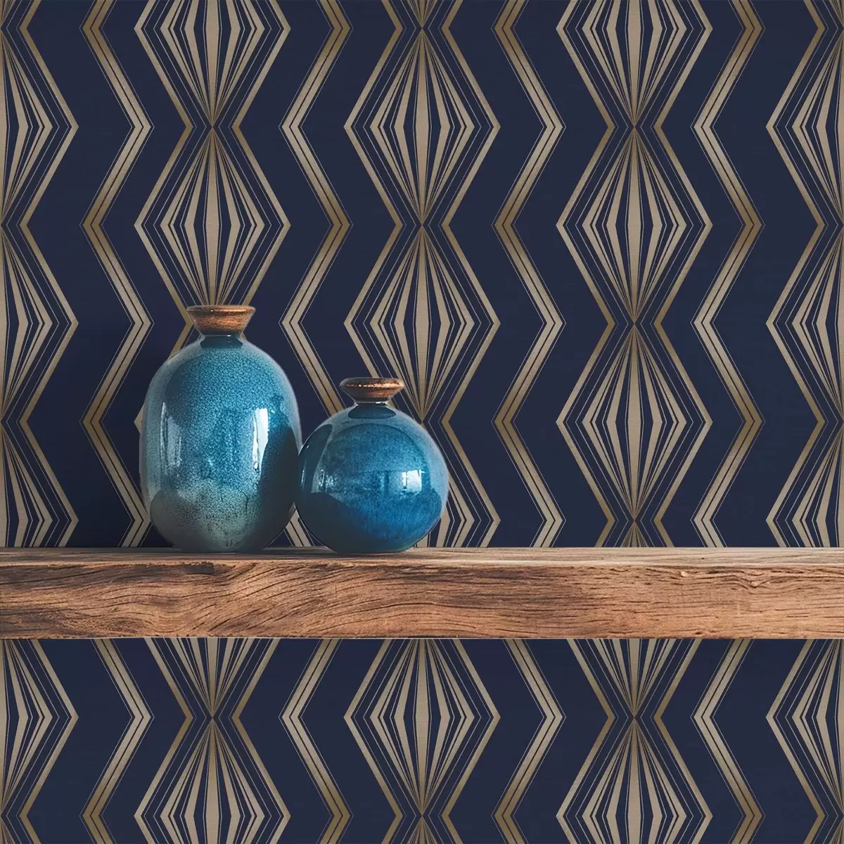 Позадина Тамноплави дијамантски геометријски узорак a00973