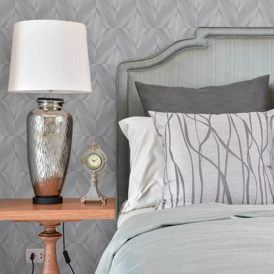 wall murals Геометрија угаоних потеза у хладној сиво-плавој палети a00983v2