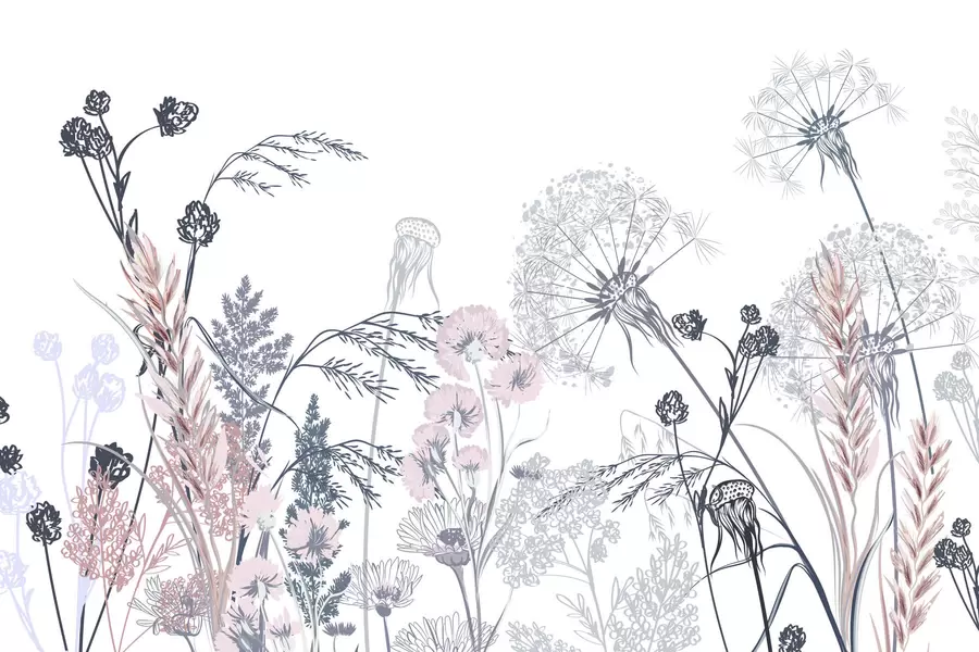 wall murals Вилдфловерс w04943