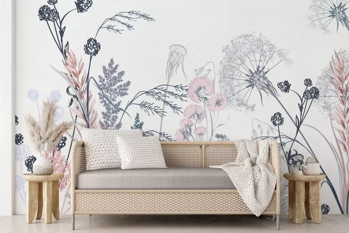 wall murals Вилдфловерс w04943