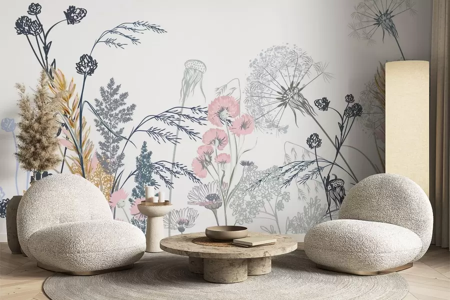 wall murals Вилдфловерс w04943v2