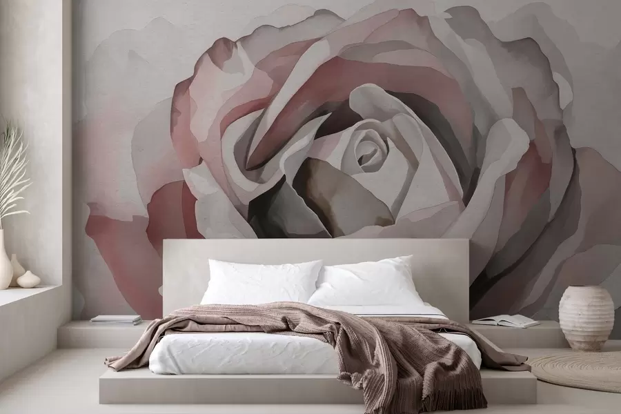 wall murals Акварел ружа w04948v1