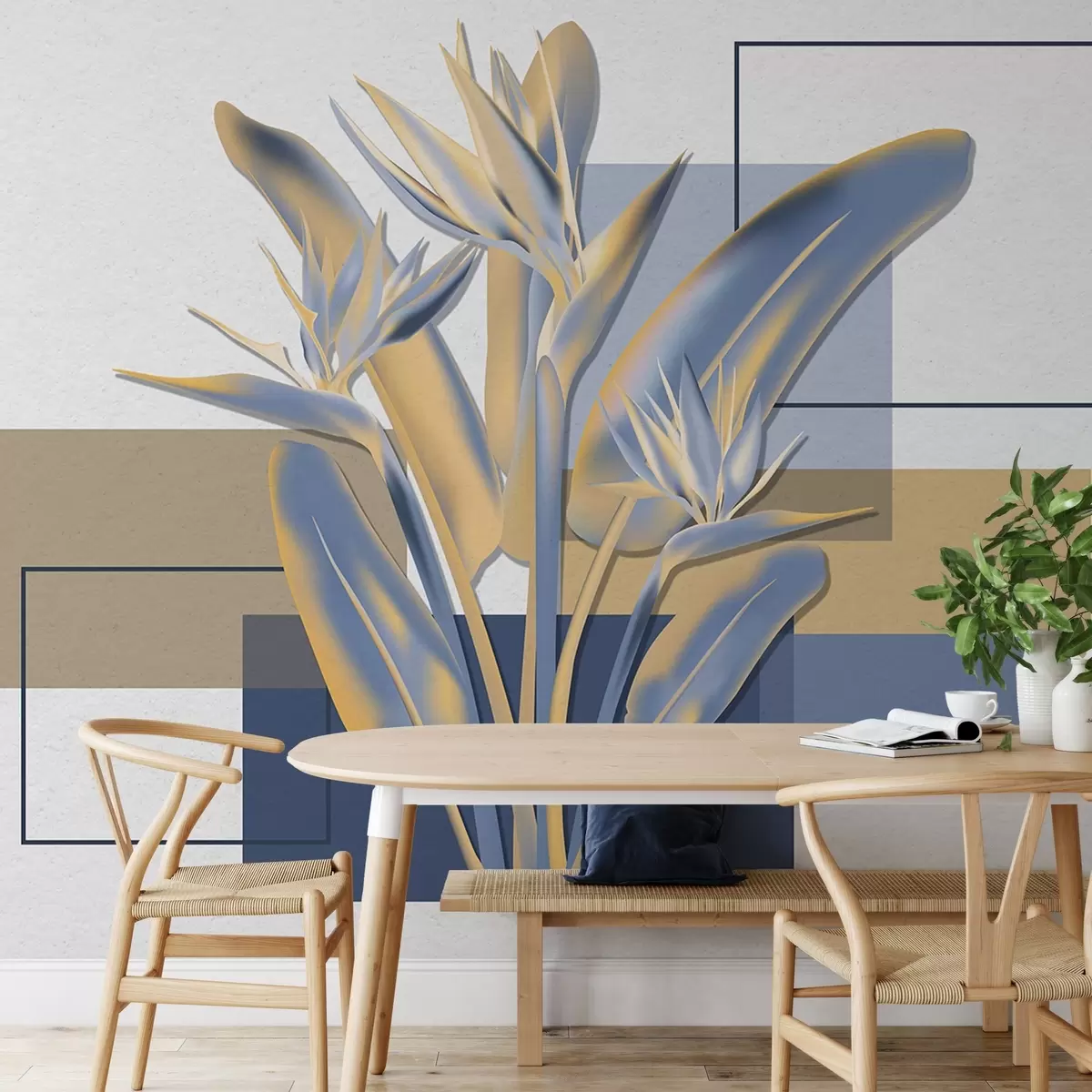 wall murals Стрелиција и геометрија w04949v1