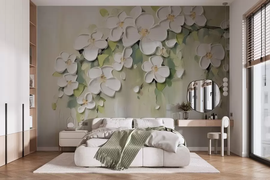wall murals Грана са цвећем w04978