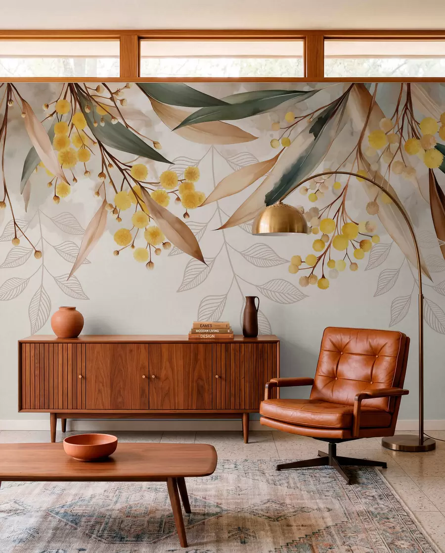 wall murals Mimoza koja pada odozgo w04880