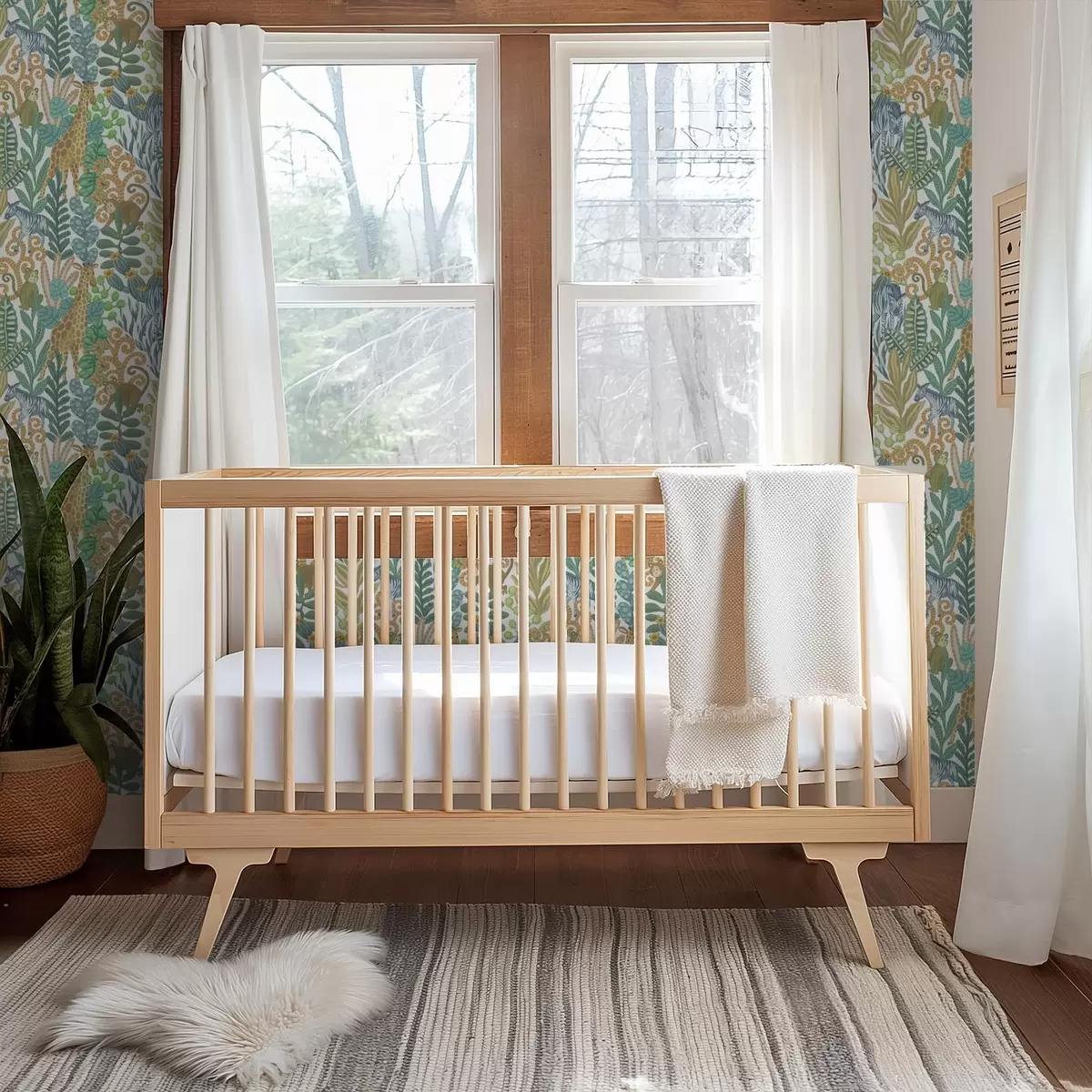 Позадина Веселе животиње саване међу лишћем на белој позадини a01000