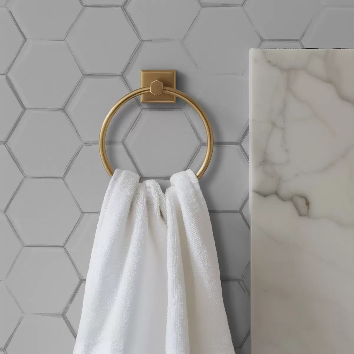 Позадина Бели тродимензионални шестоуглови на глаткој позадини a01059