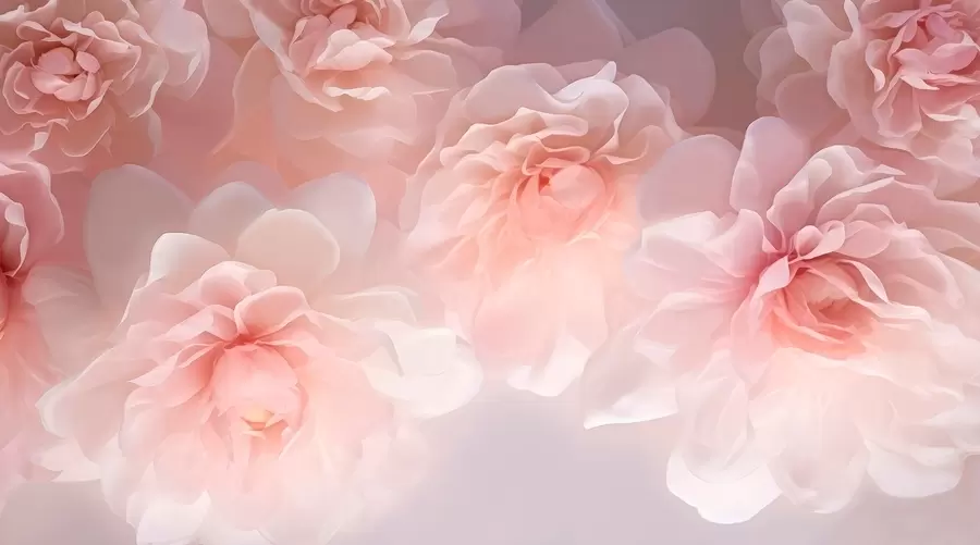 wall murals Пеониес w04919