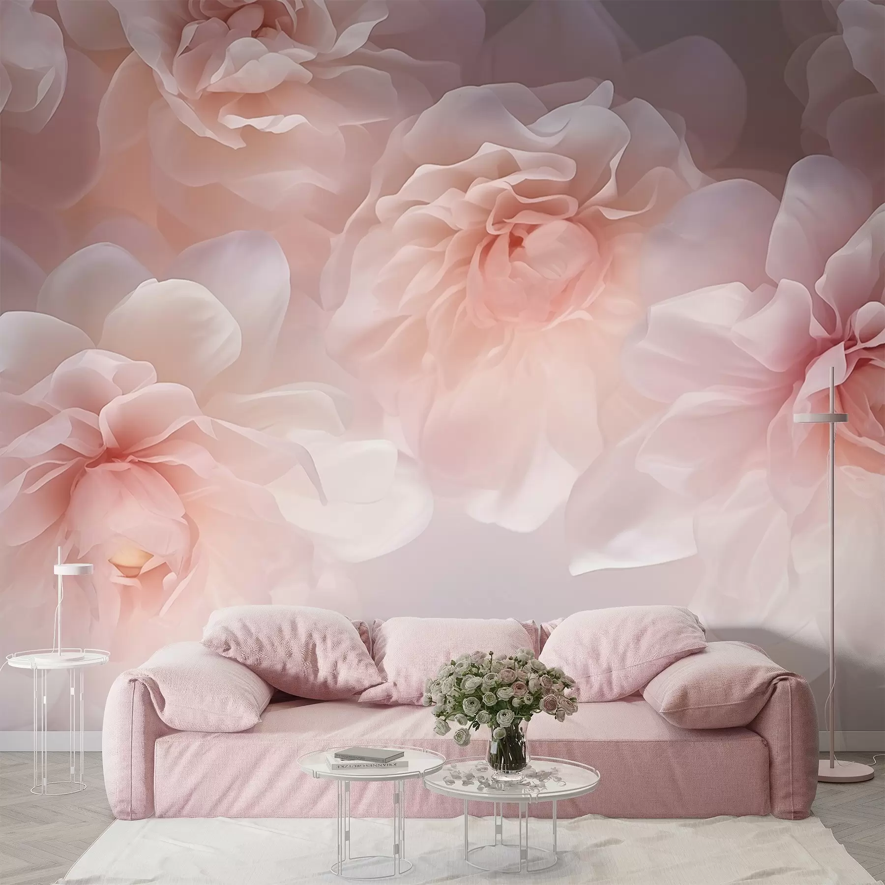 wall murals Пеониес w04919