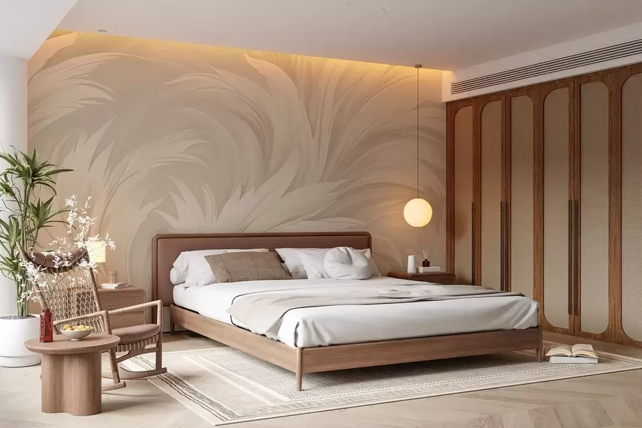 wall murals Апстрактни листови w04987