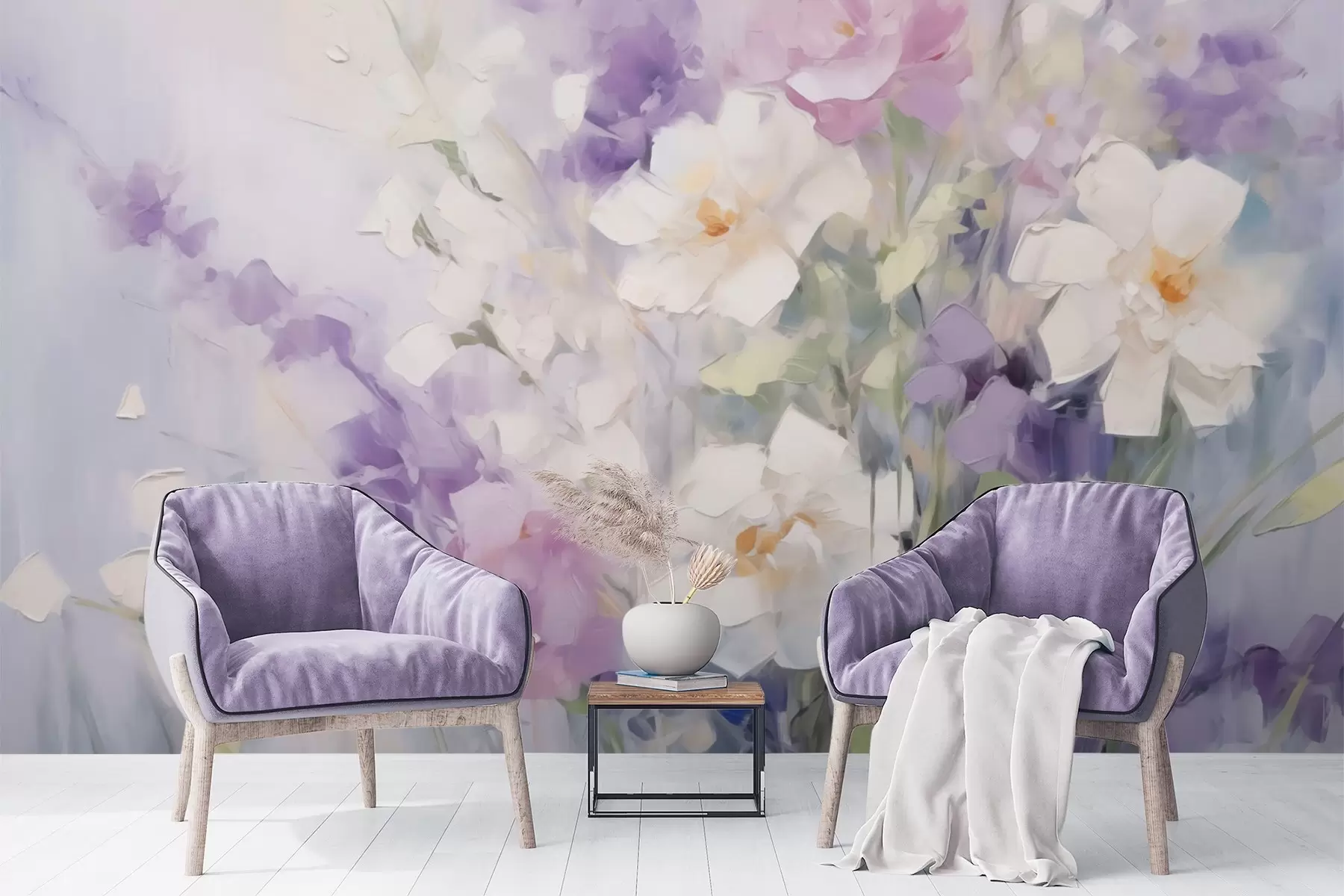 wall murals Апстрактни букет цвећа w09597