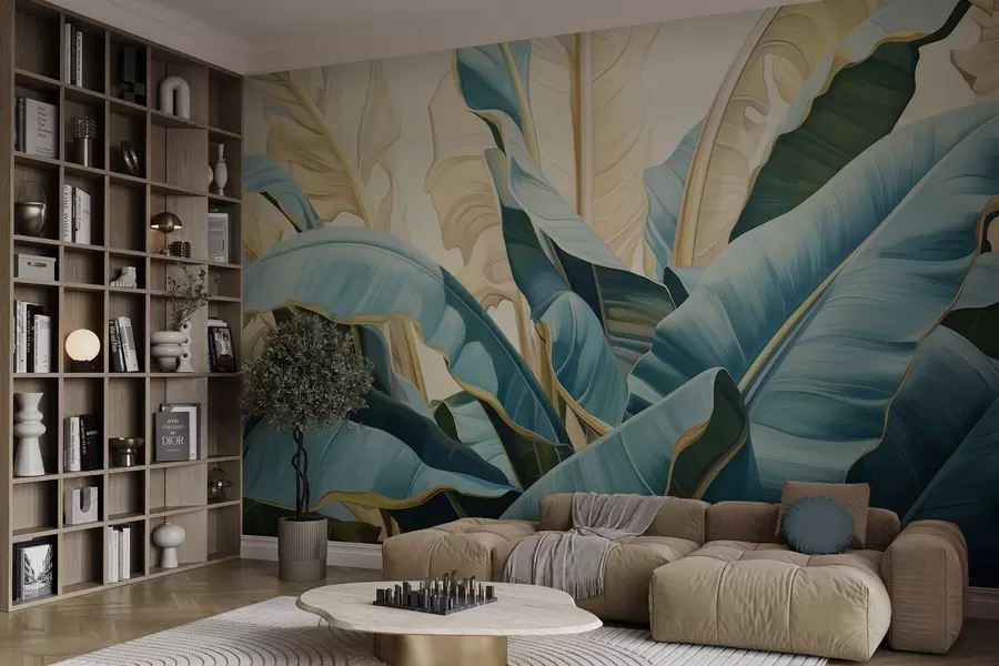 wall murals Велики листови банане w05005