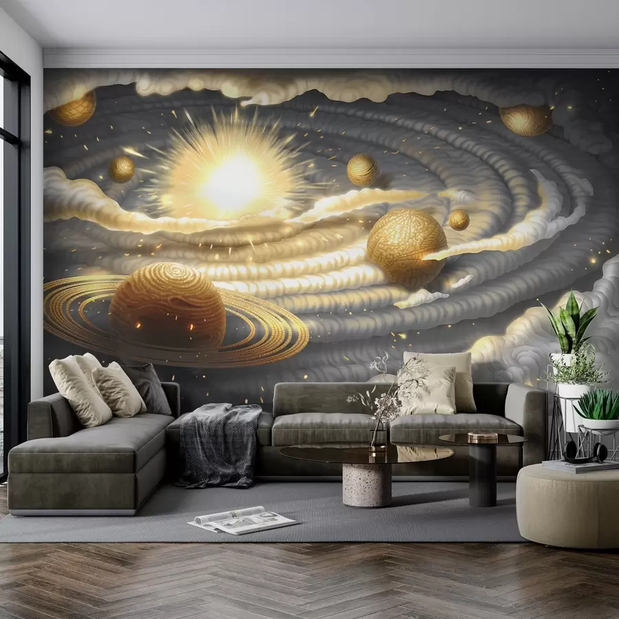 wall murals Космички плес небеских тела w01967