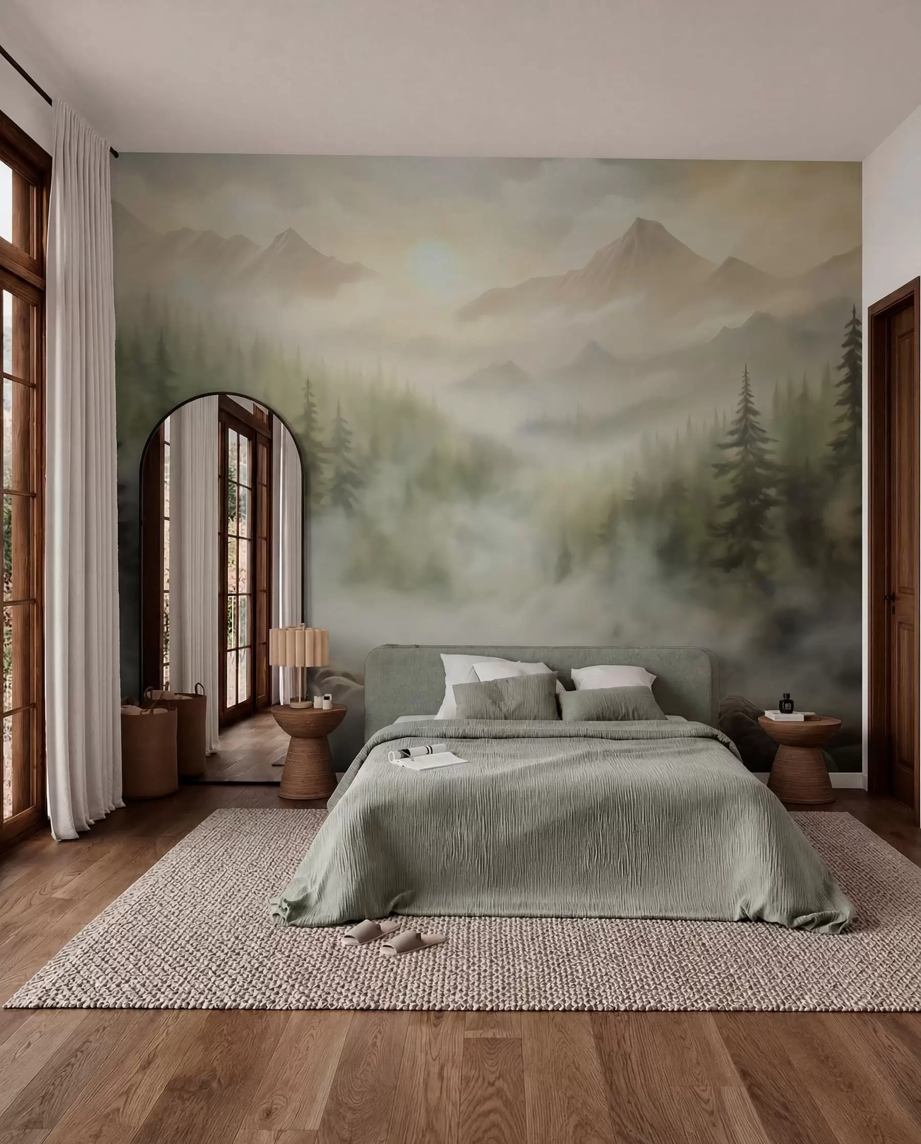 wall murals Magla pod vrhovima w04730
